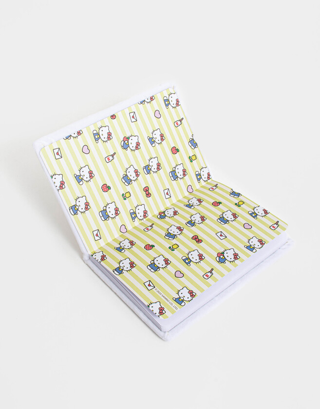 Anotadores Cuadernos y Memos Licencias Cuaderno A5 Afelpado "hello Kitty" - Blanco