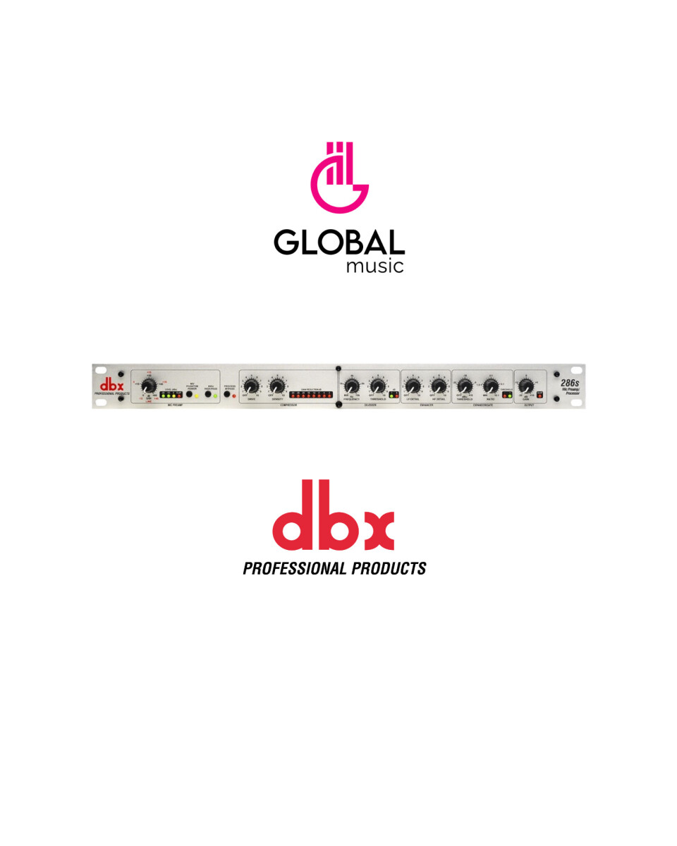 Procesador de preamplificador de micrófono DBX 286S 