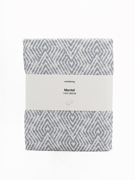 MANTEL ANTIMANCHAS AZUL