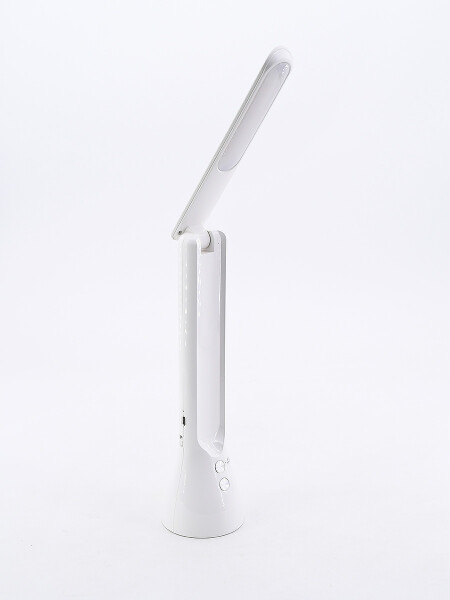 LAMPARA DE ESCRITORIO CON LINTERNA 2 EN 1 BLANCO