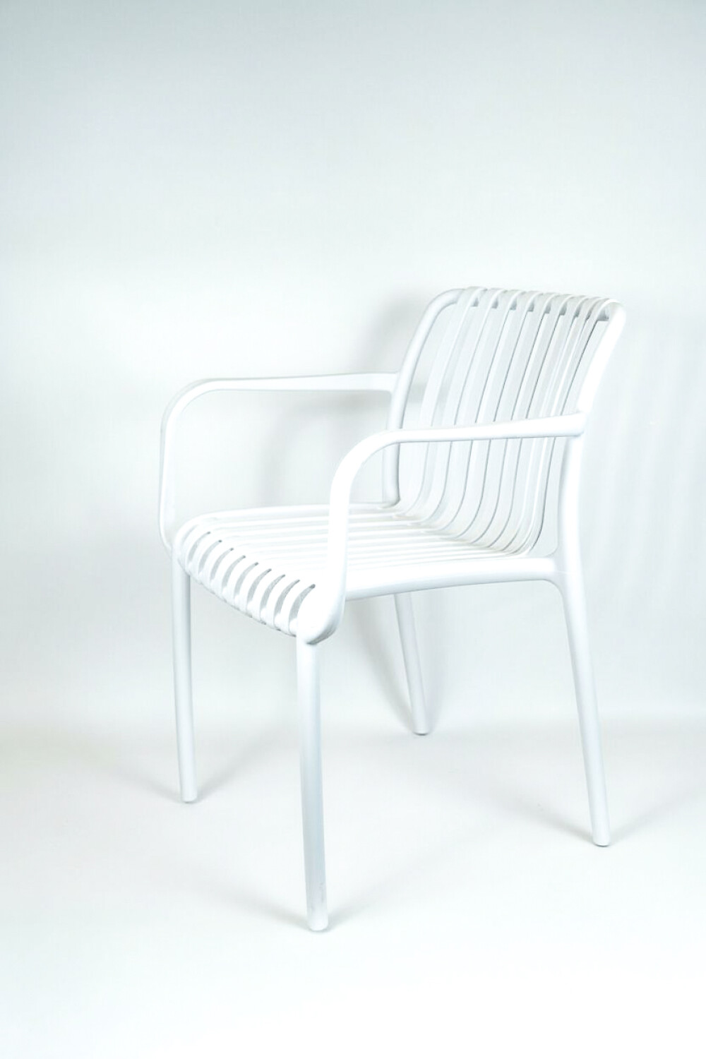 Silla Mar Con Posabrazos Blanco