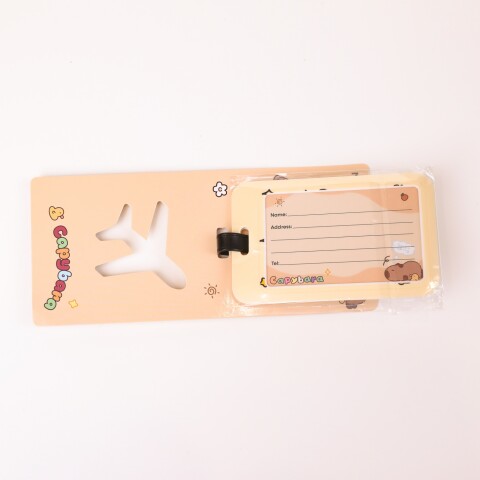 ETIQUETA DE EQUIPAJE DE CAPIBARA (ESTILO D) ETIQUETA DE EQUIPAJE DE CAPIBARA (ESTILO D)