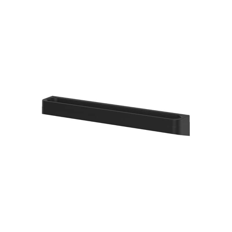 Toallero de pared con adhesivo Negro