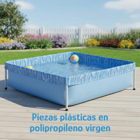 Piscina Infantil Mor 400L Estructural Metálica PVC Reforzado Azul