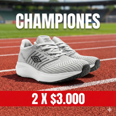 Championes 2 x $3.000