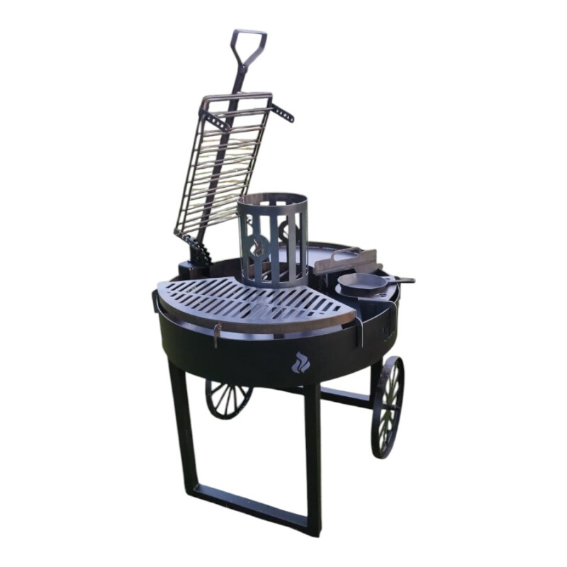 Fogón Criollo 80 cm con Parrilla y Ruedas Fogón Criollo 80 cm con Parrilla y Ruedas