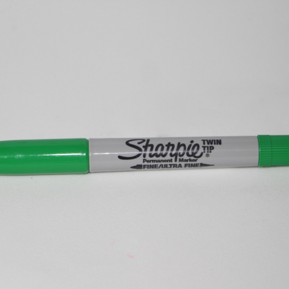 MARCADOR SHARPIE FINO VERDE TWIN