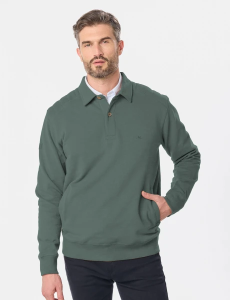BUZO POLO DE FELPA Verde
