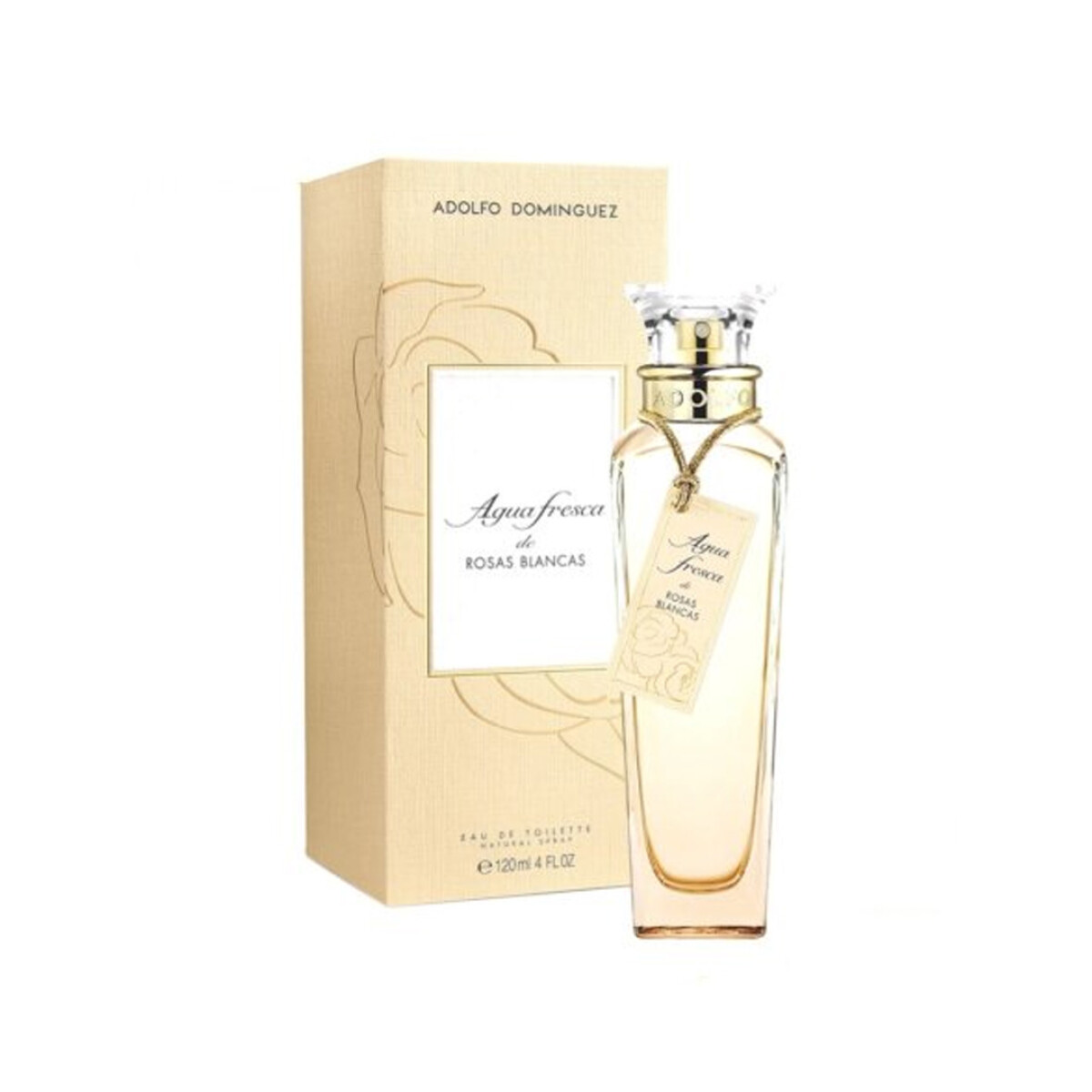 Perfume Adolfo Dominguez Agua Fresca Rosas Blancas 120ML 