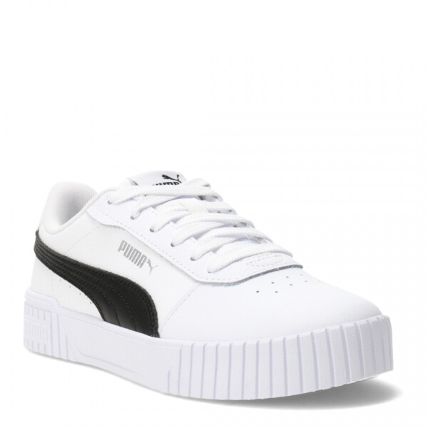 Championes de Mujer Puma Carina 2.0 Wns Blanco - Negro - Plateado
