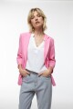 Blazer manga 3/4 rosa chicle