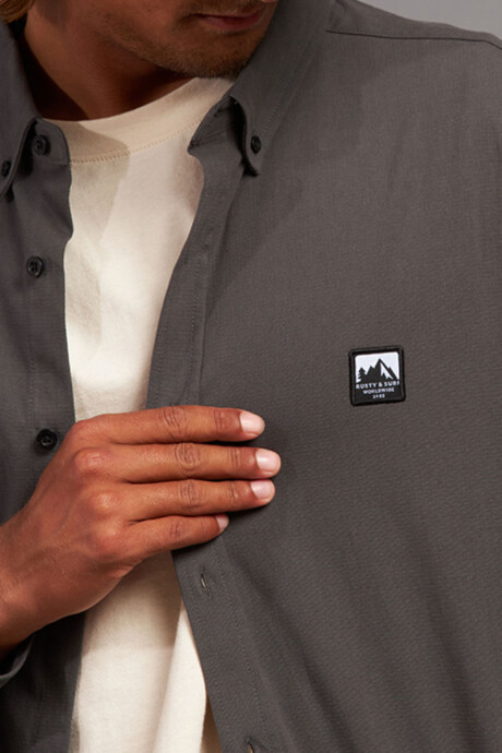 CAMISA BARDEN RUSTY Gris Oscuro
