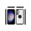 Protector Samsung Galaxy S23 FE transparente con anillo y bordes negros Protector Samsung Galaxy S23 Fe Transparente Con Anillo Y Bordes Negros
