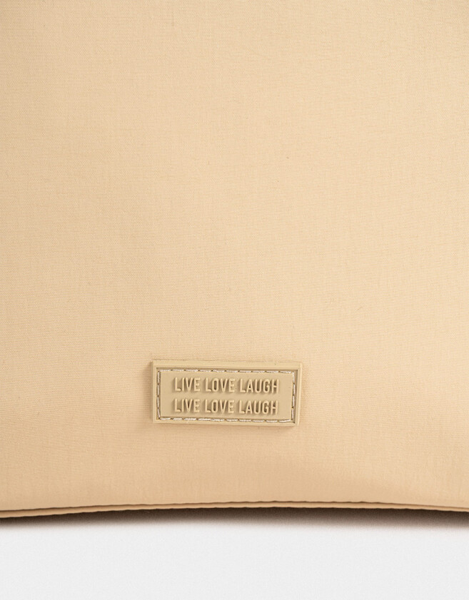 Mochilas Special Price Estampados Cartera Shopper - Marron Beige