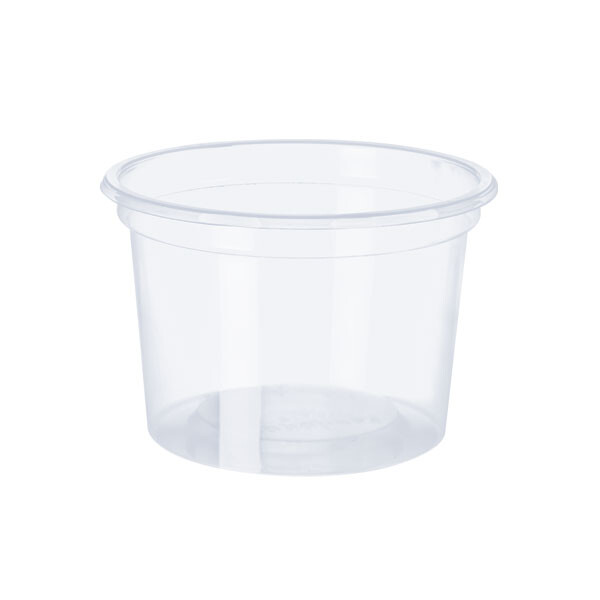 POTE PP 200 ML TRANSPARENTE SIN TAPA TRANSPARENTE
