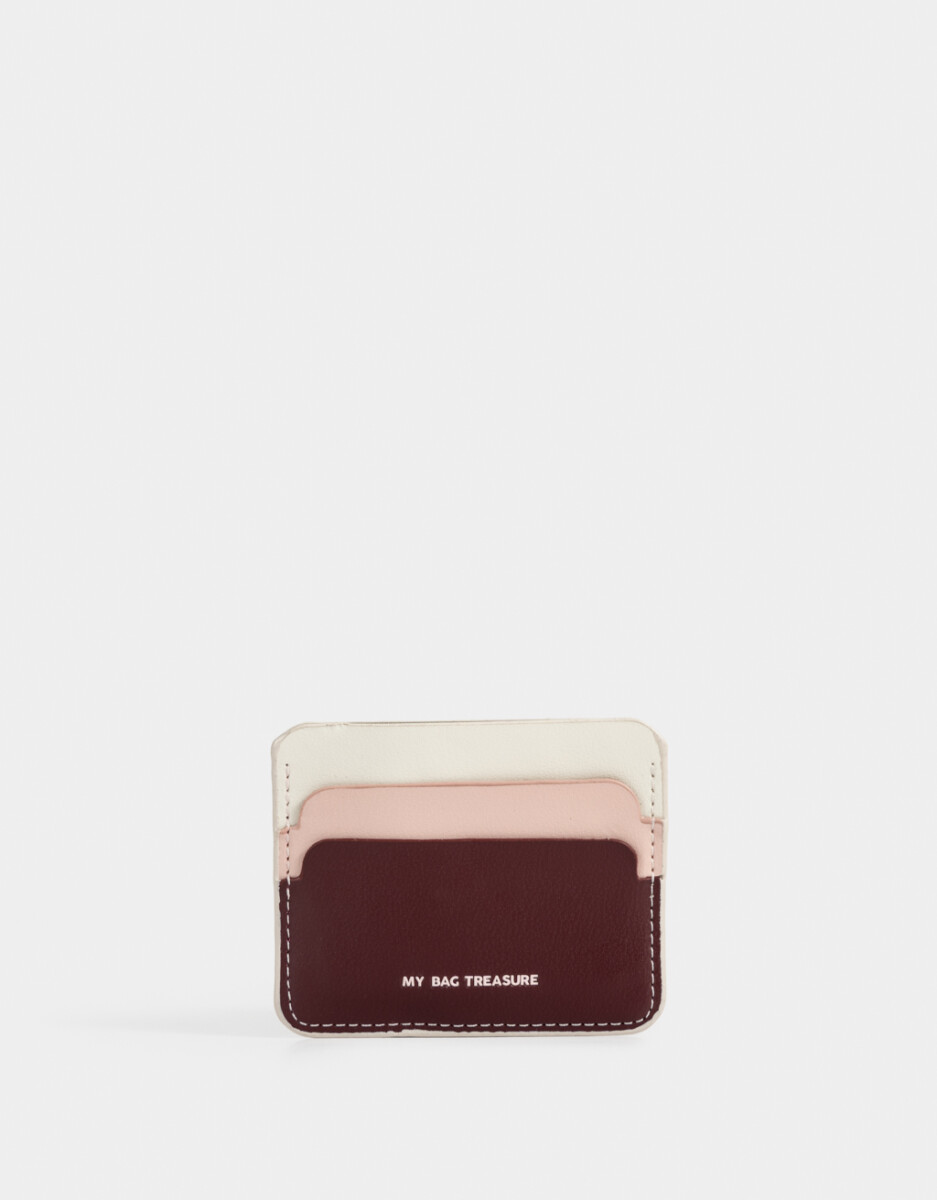Tarjetero Triple Colorblock 