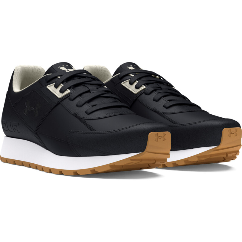 UA W Essential Runner-WHT BLK-001