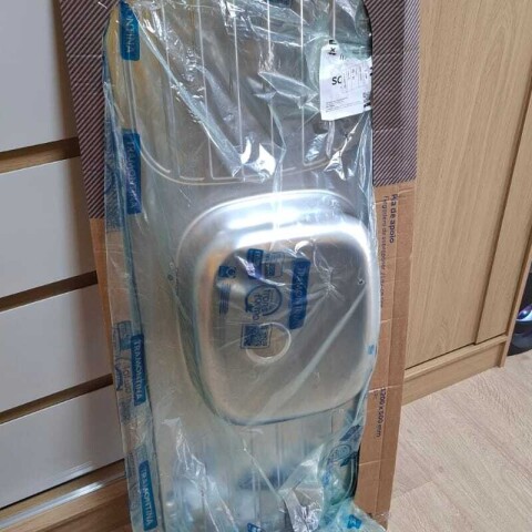 [OUTLET] Pileta Mesada Central Tramontina de Fregadero Acero Inoxidable 120 cm - ABOLLADA [OUTLET] Pileta Mesada Central Tramontina de Fregadero Acero Inoxidable 120 cm - ABOLLADA