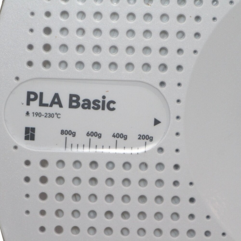 1 KILO DE FILAMENTO PLA BASIC BAMBOO LAB PARA IMPRESORAS 3D COLOR BLANCO