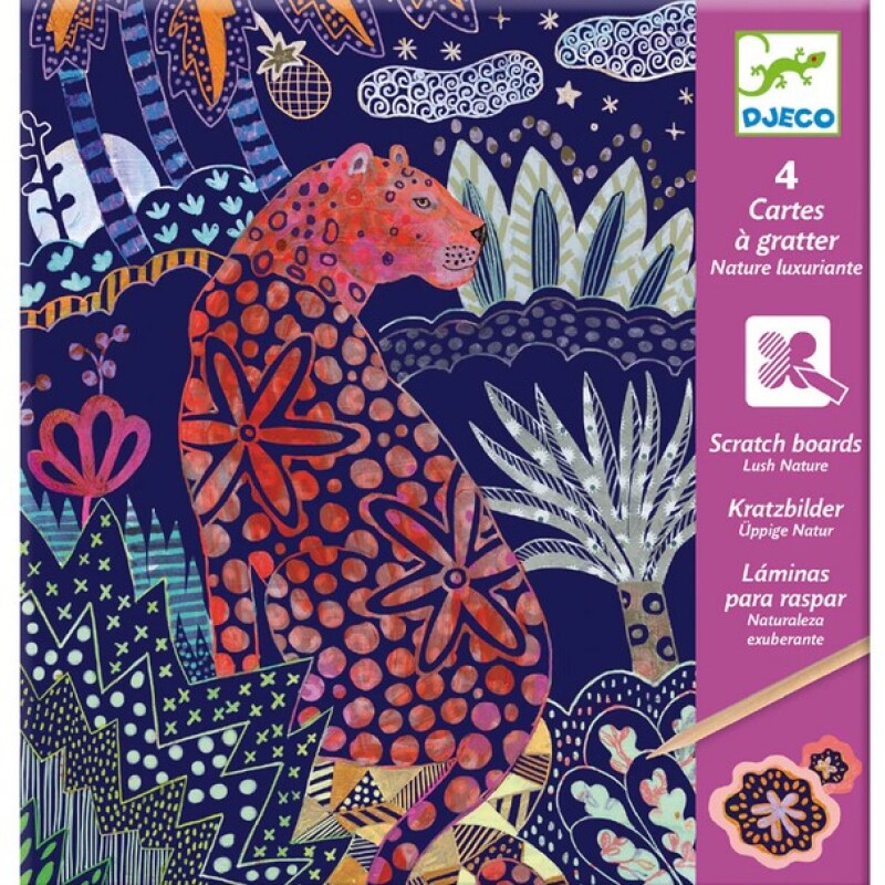 Set x4 láminas para raspar Naturaleza