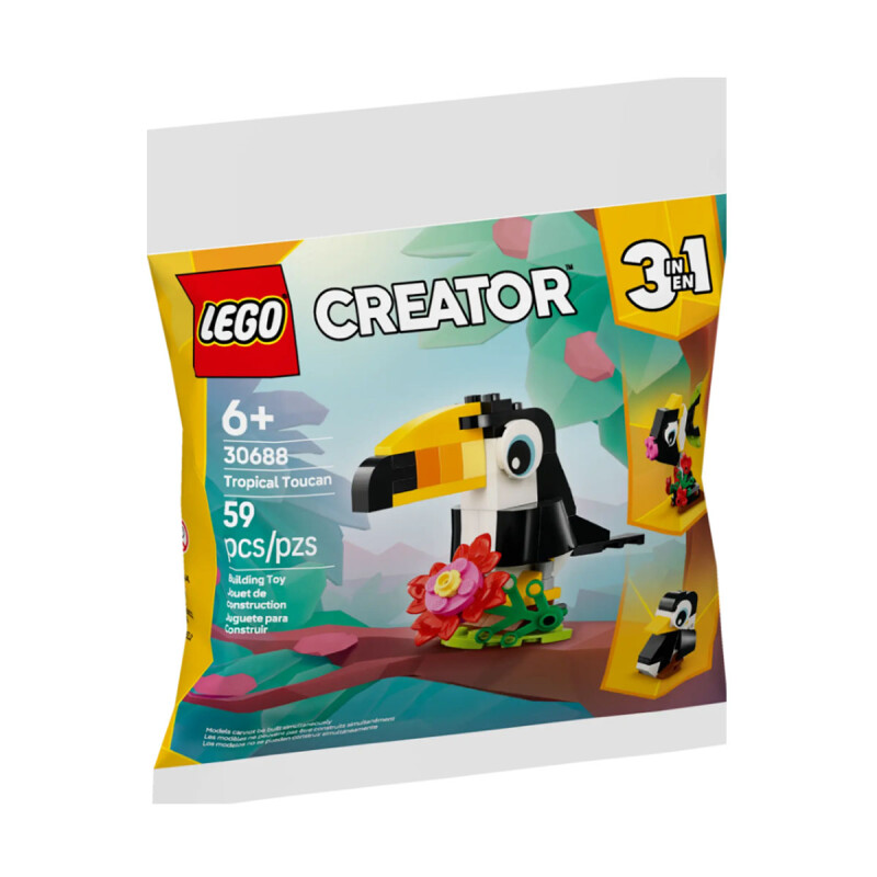 Tucán Tropical Creator 3 en 1 Lego Tucán Tropical Creator 3 en 1 Lego