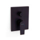 Griferia De Ducha Embutir Linea Agora Xtreme Clever Negro Mate - No Incl Base