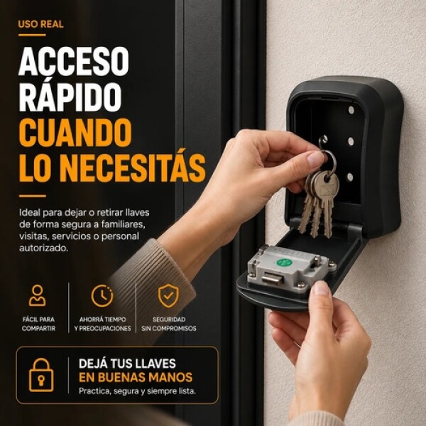 Caja Fuerte Cofre De Seguridad C/ Combinación 9,5 cm x 8 cm Negro