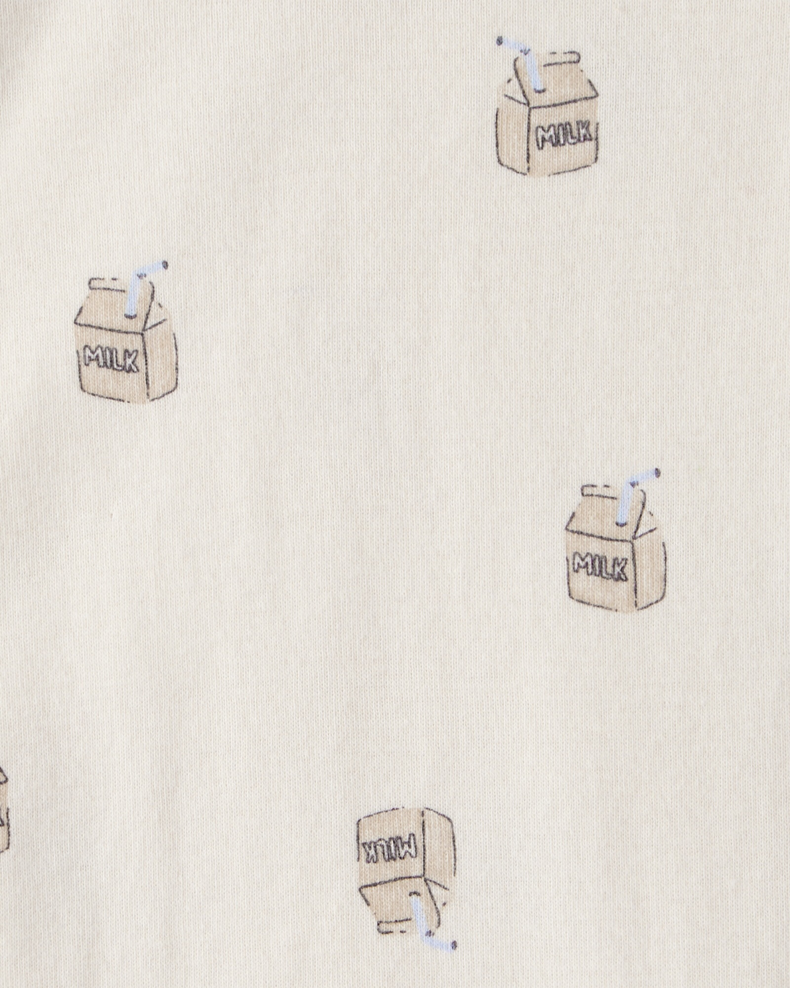 Pack cuatro bodies de algodón, diseño snacks Sin color