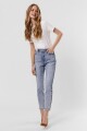 Jeans Brenda Tobillero Light Blue Denim