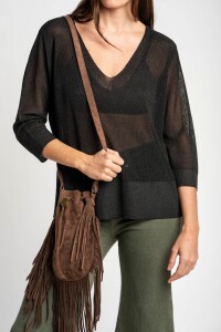 Sweater Lurex Negro