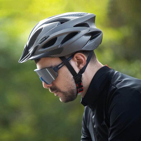 Casco Profesional Ajustable Bicicleta Roller Ciclismo Negro