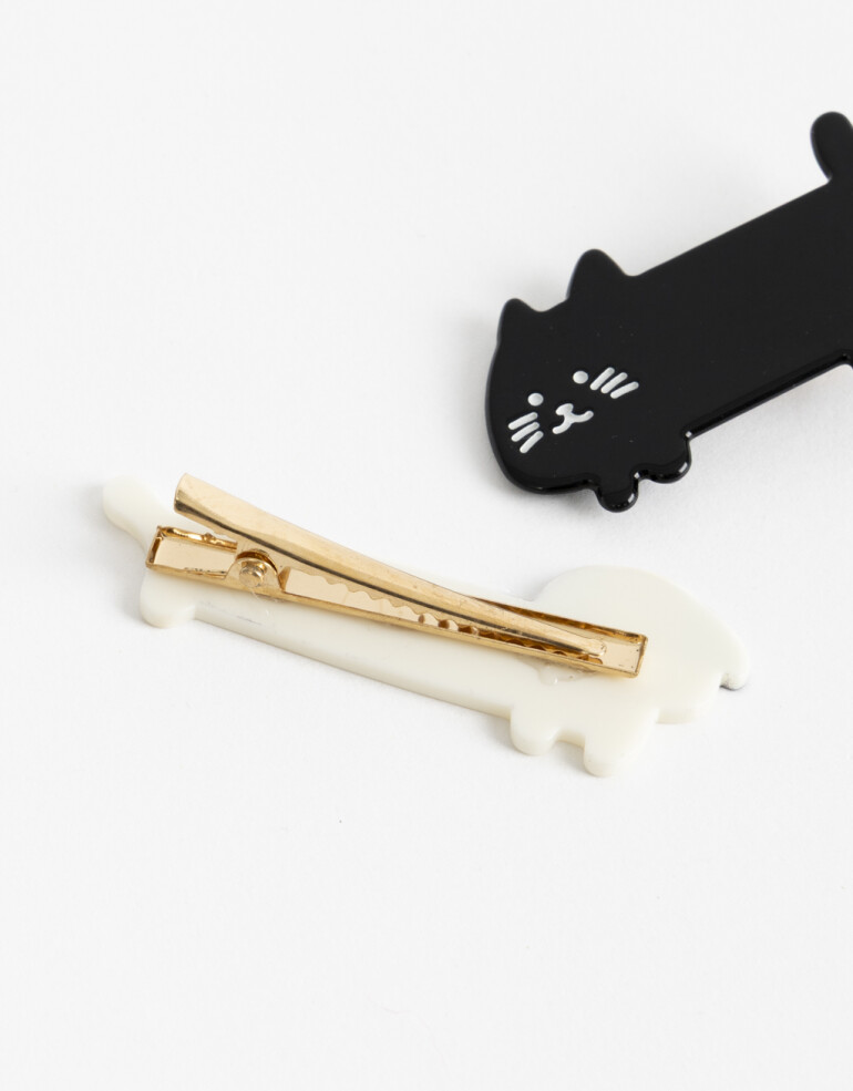 Horquillas con Accesorios Animales Set De Horquillas - Combinacion Bicolor