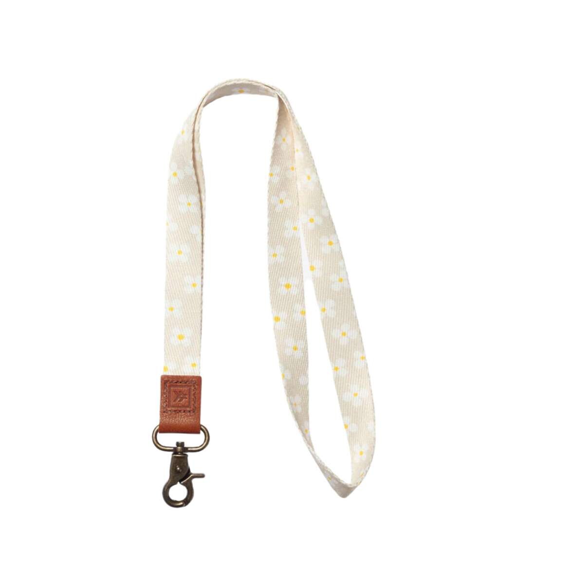 Llavero Thread Luna Beige Neck Lanyard - Lanyard 