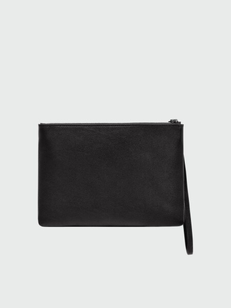 Longchamp -Bolso plano de mano, Longchamp 3D Negro