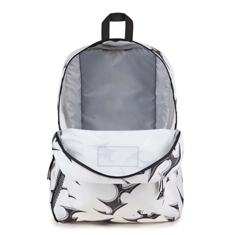 Mochila Escolar Jansport Cross Town Original Unisex Urbana Cyber Silver White