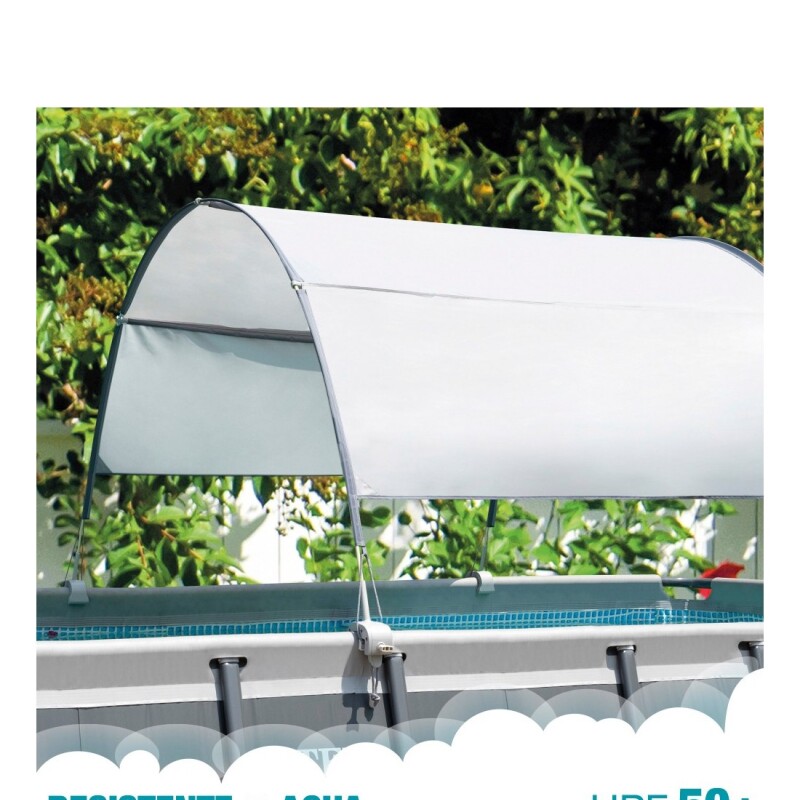 INTEX TOLDO PARA PISCINA DESMONTABLE PROTECCION SOLAR UV+50 Intex Toldo Para Piscina Desmontable Proteccion Solar Uv+50
