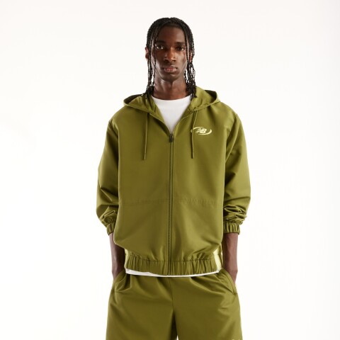 Campera New Balance de Hombre - Trackside - MJ62Y8SJGEE GREEN