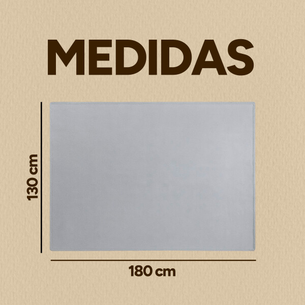 Manta Polar 1 Plaza 180x130Cm Polyester Suave Compacta Color Gris Claro