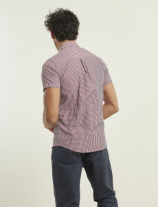 012433 CAMISA HARRINGTON URBAN Rojo/blanco