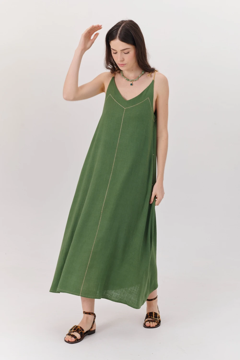 VESTIDO MAROMA verde 1