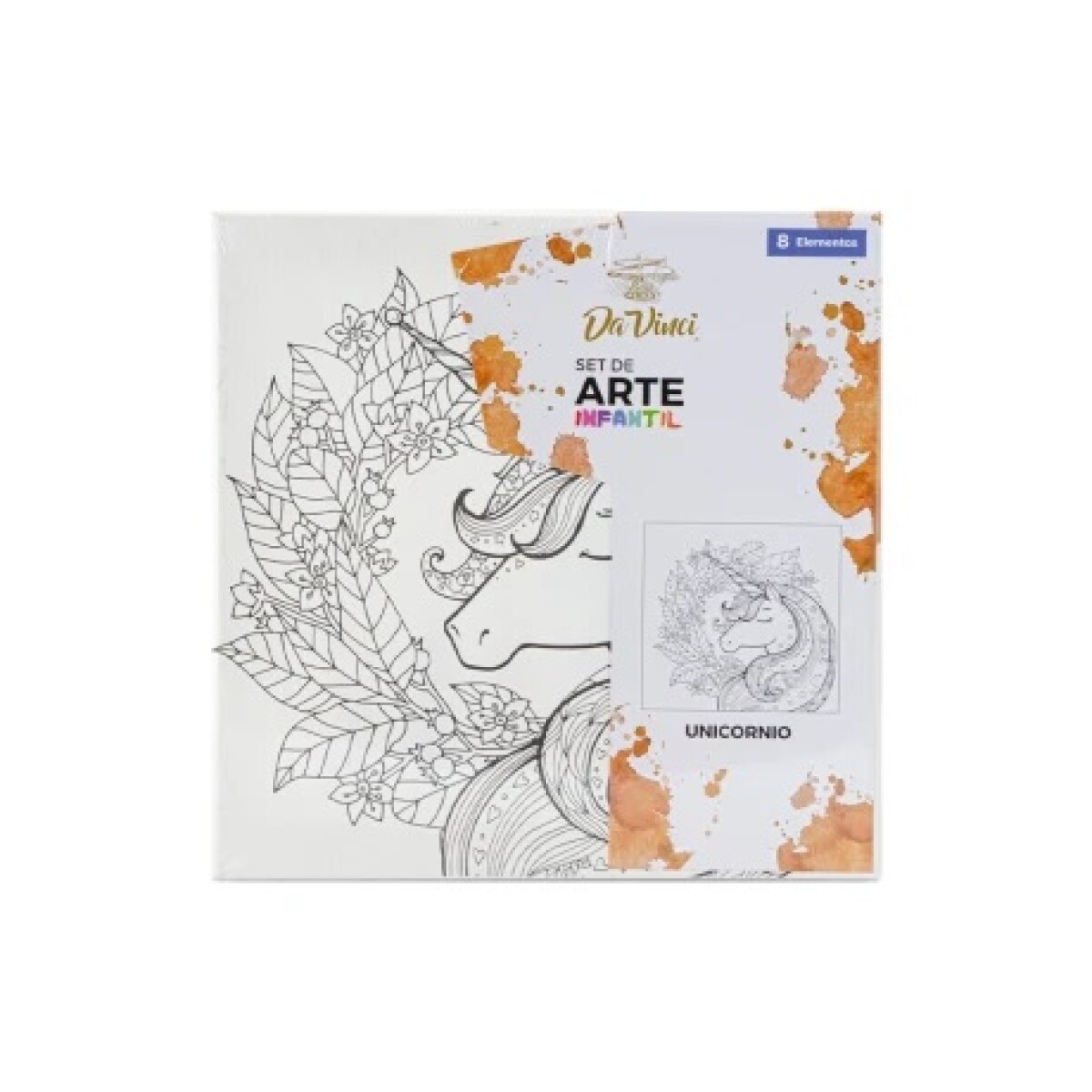 Set Bastidor para Pintar DaVinci – Diseño Unicornio 