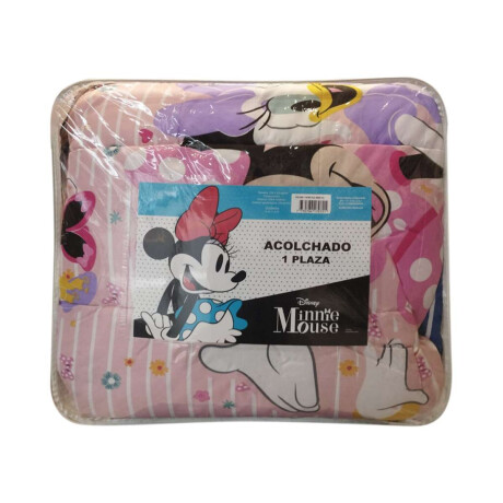 Acolchado Infantil 1 Plaza 100% Microfibra Minnie