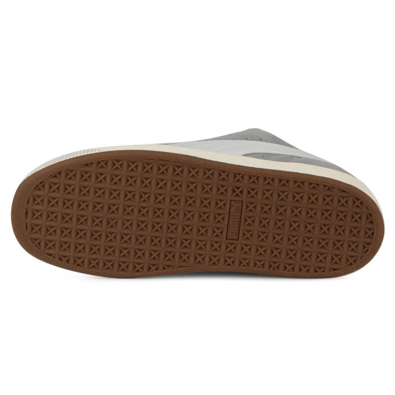 Zapatillas Puma Suede XL Unisex Gray Echo-puma White-puma Gold