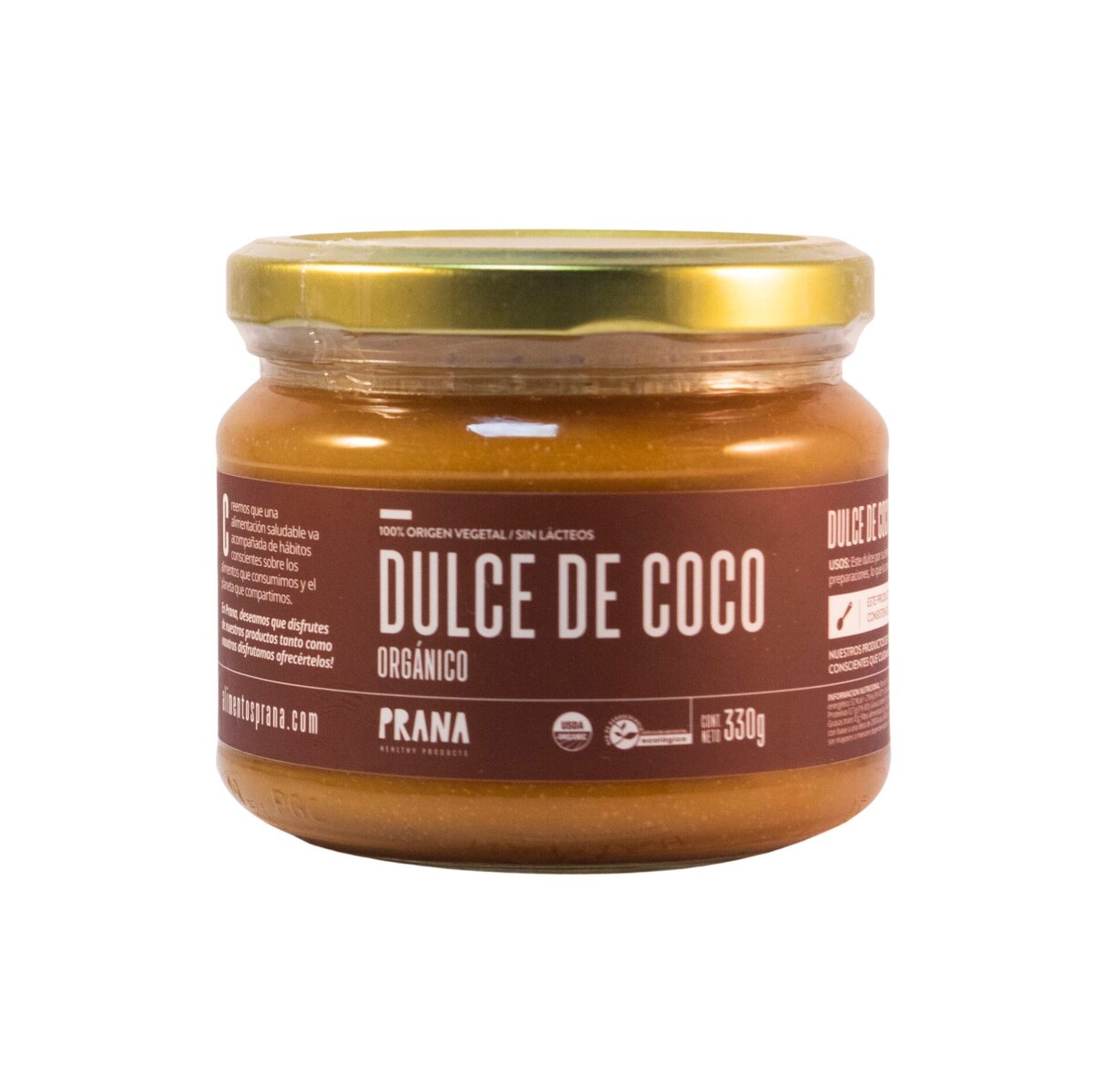 Dulce De Coco Orgánico Prana 330g 