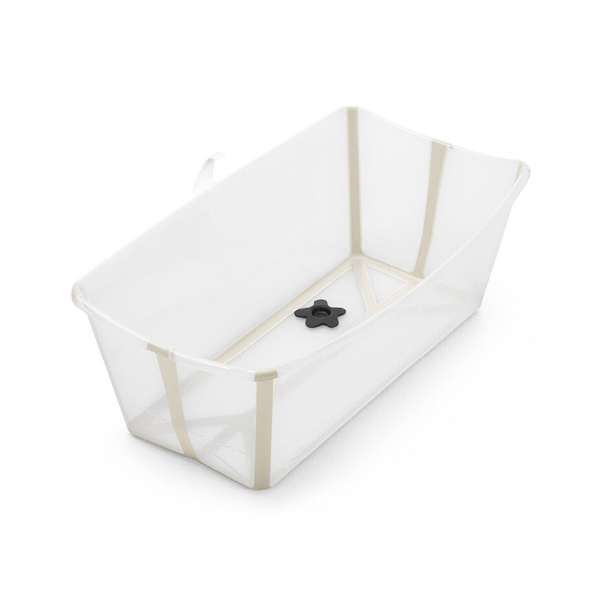 Bañito Plegable Flexi bath stokke - Transparente / Beige 