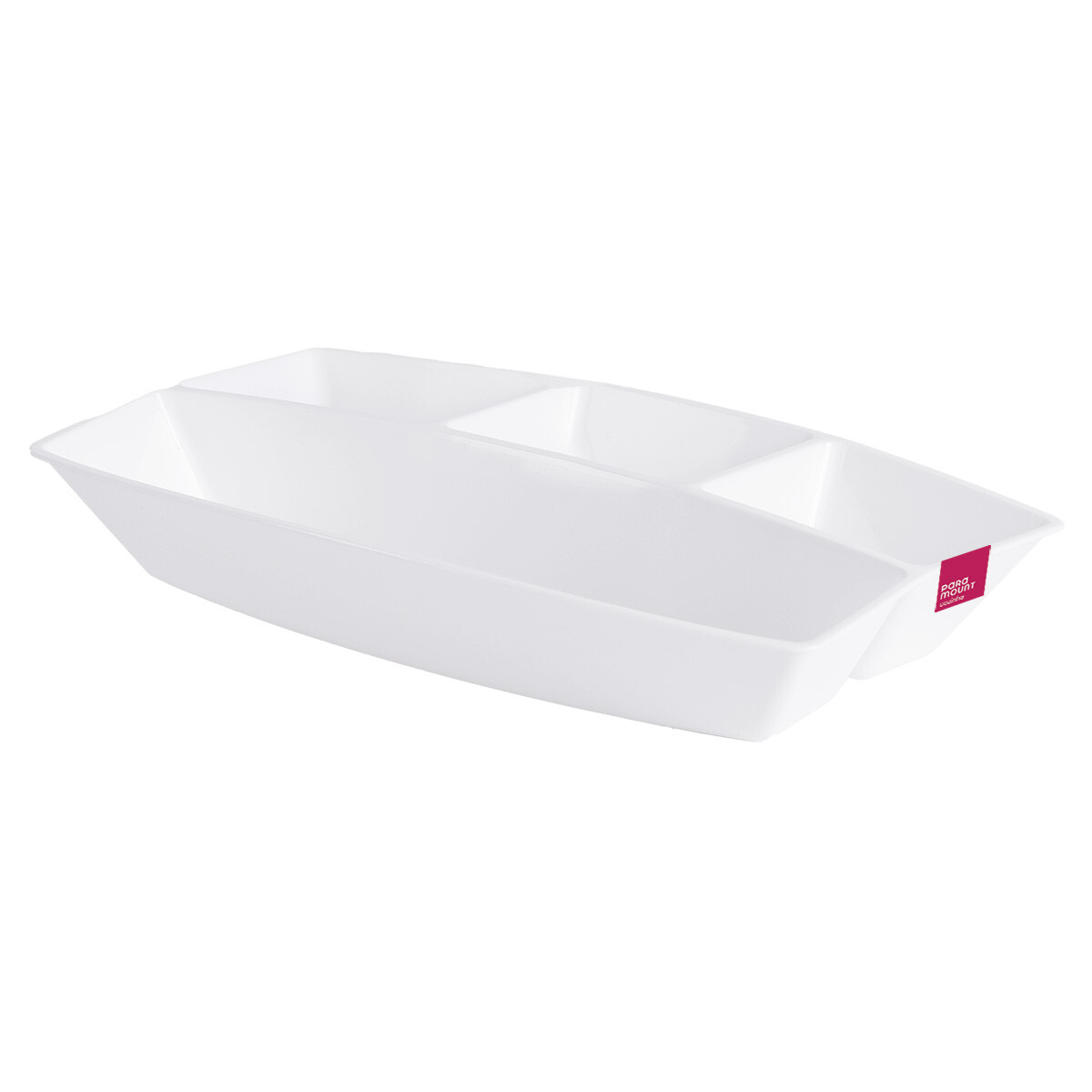 COPETINERO CON 4 DIVISIONES LE CHEF BLANCA 36 X 23,5 X 6 CM 