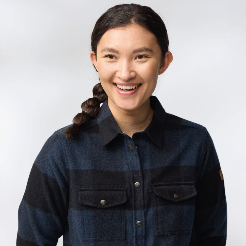 Camisa Fjallraven Canada Shirt W Mujer Red