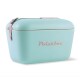 Conservadora Hielera Polarbox Vintage 20lt Con Asada Pop Verde Agua Y Rosa