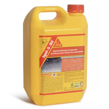 Impermeabilizante Hidrorepelente Sika Igol-5-sil 5lt Impermeabilizante Hidrorepelente Sika Igol-5-sil 5lt