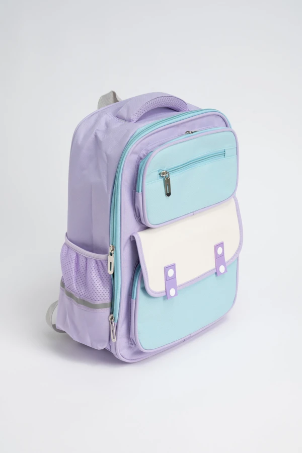 Mochila Bolsillos Lila